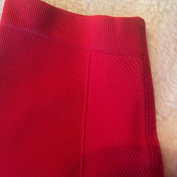 NWT Reebox X Victoria Beckhem Tight Leggings in Red S - Picture 10 of 11